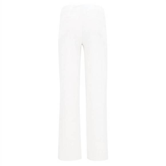 NEW ECRU atherton clean full leg trouser in white - Picture 5 of 5
